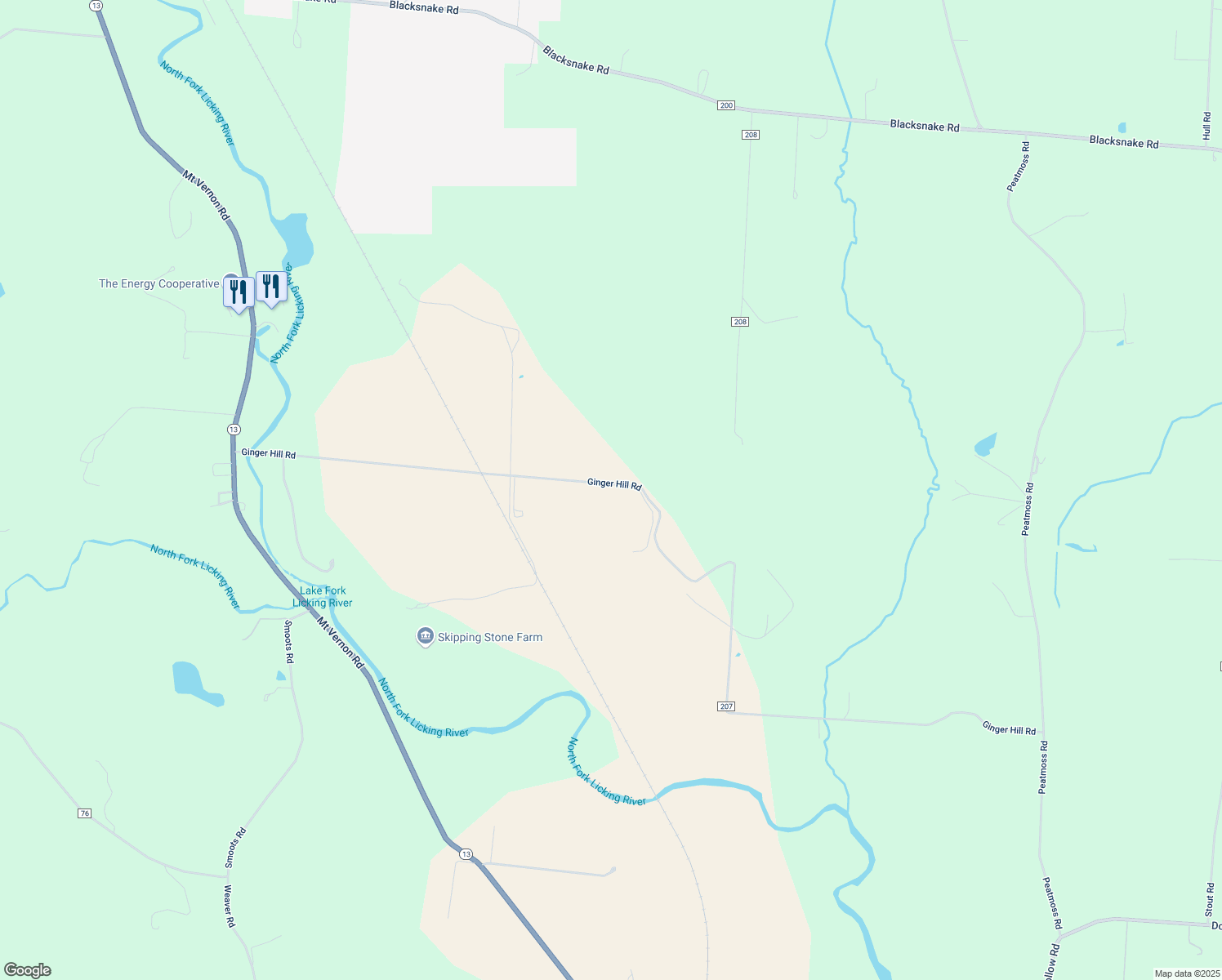 map of restaurants, bars, coffee shops, grocery stores, and more near 6778 Ginger Hill Road in Utica