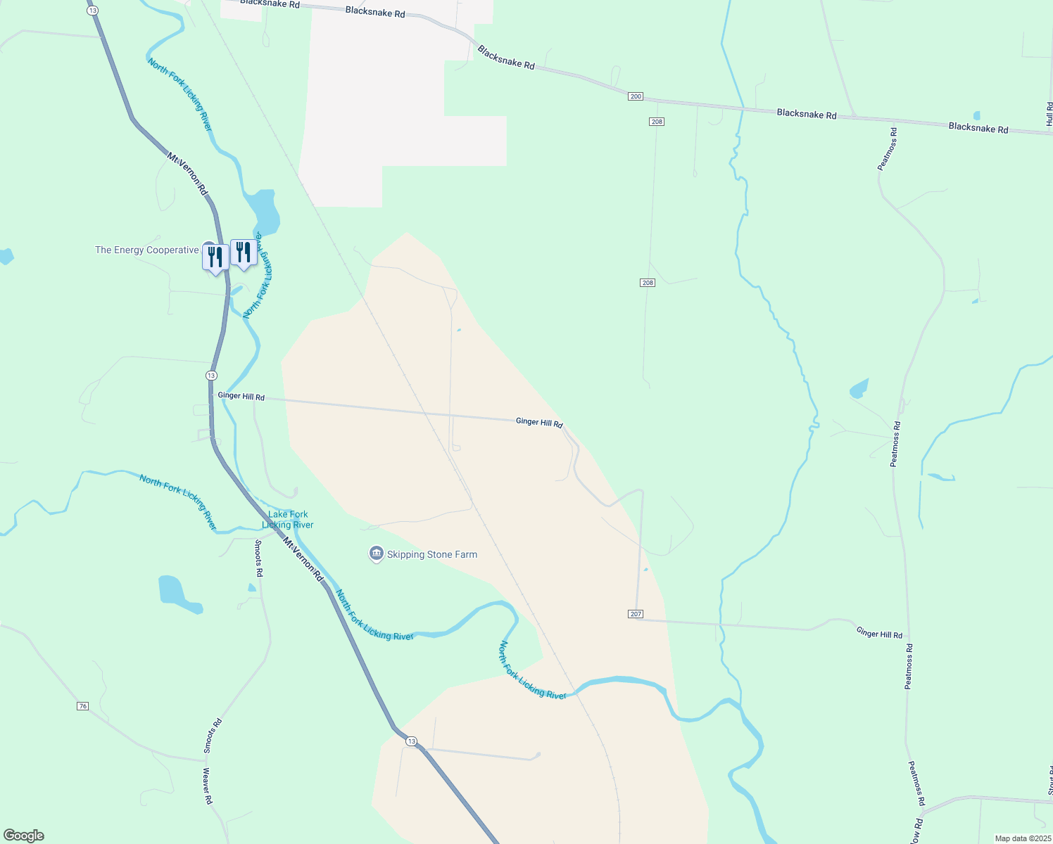 map of restaurants, bars, coffee shops, grocery stores, and more near 6778 Ginger Hill Road in Utica