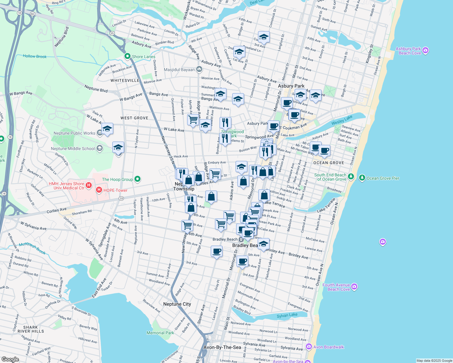 1212 New Jersey 33, Neptune City NJ Walk Score