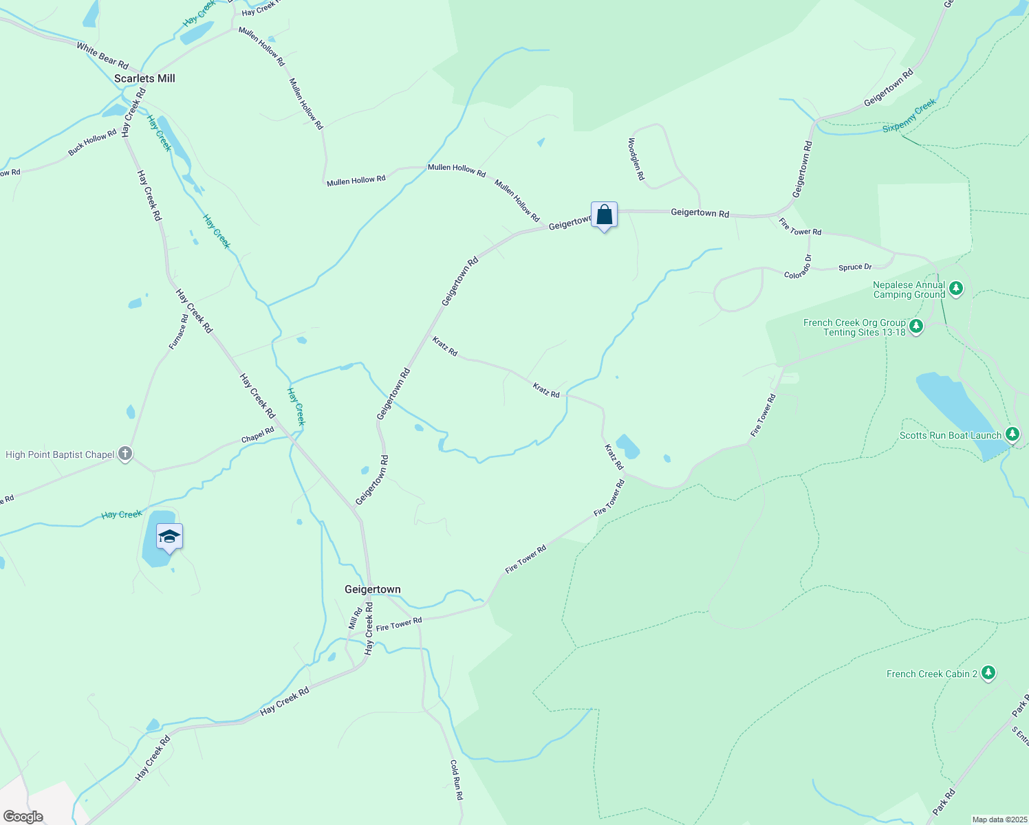 map of restaurants, bars, coffee shops, grocery stores, and more near 142 Kratz Rd in Birdsboro