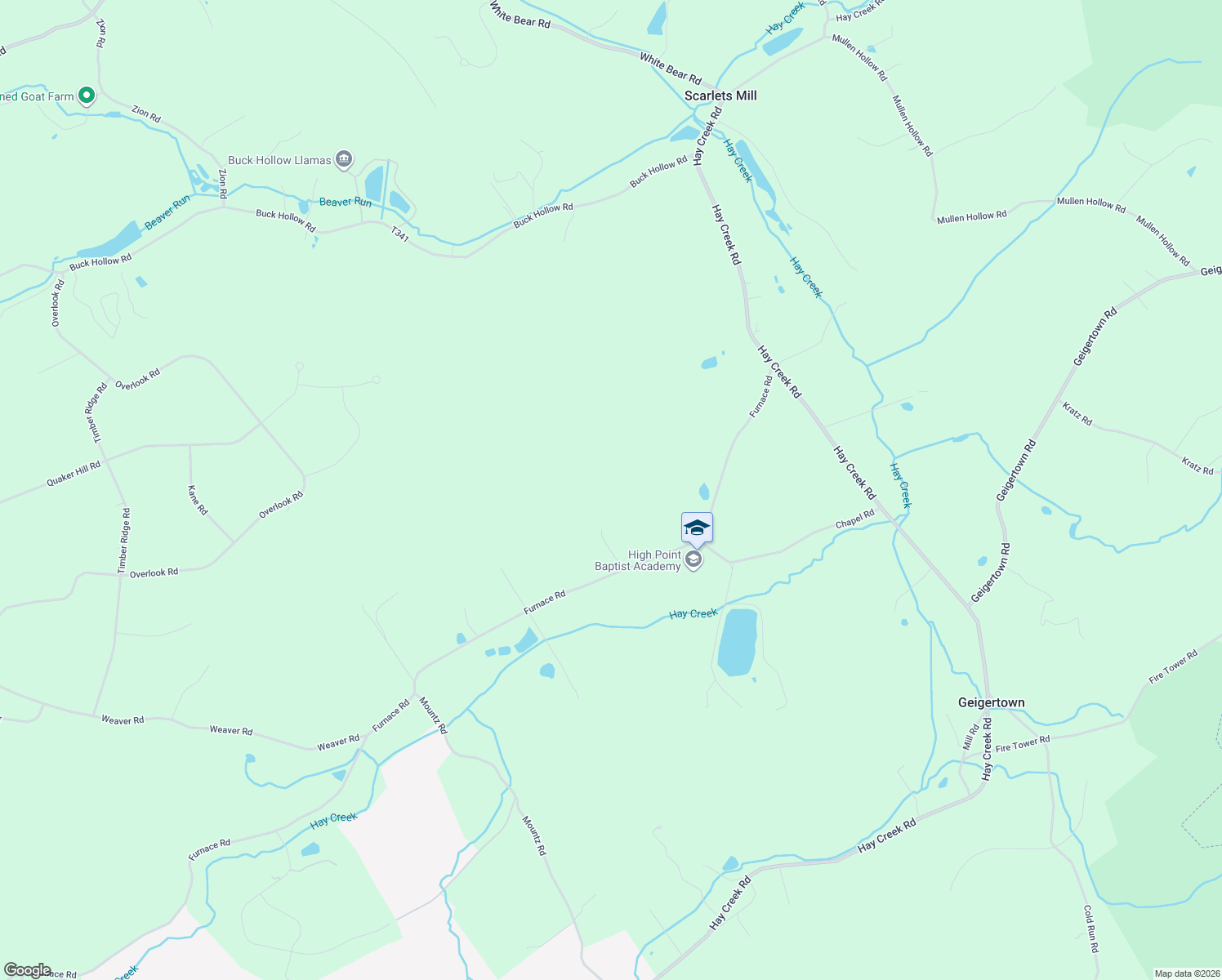map of restaurants, bars, coffee shops, grocery stores, and more near 279 Furnace Road in Birdsboro