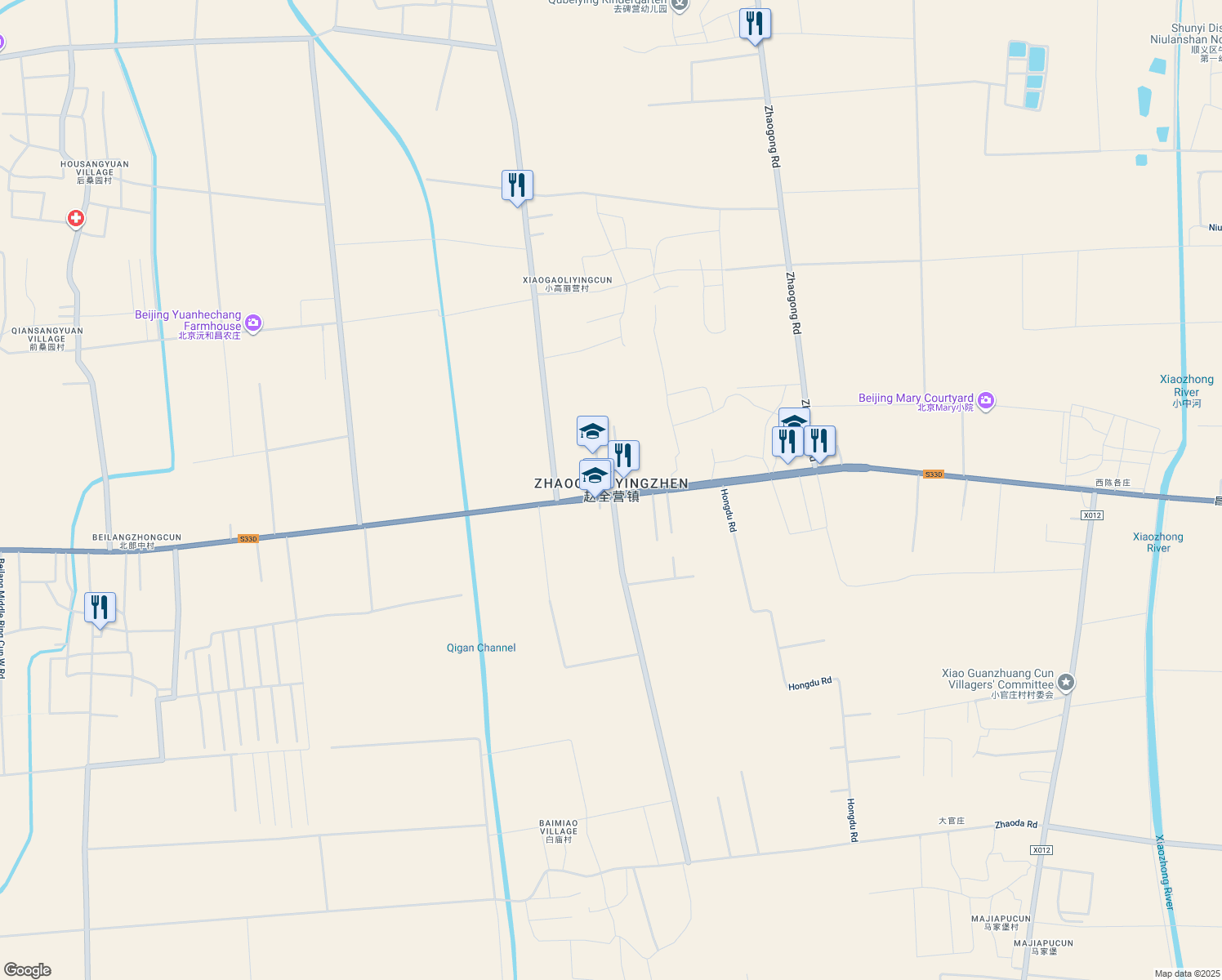 map of restaurants, bars, coffee shops, grocery stores, and more near in 