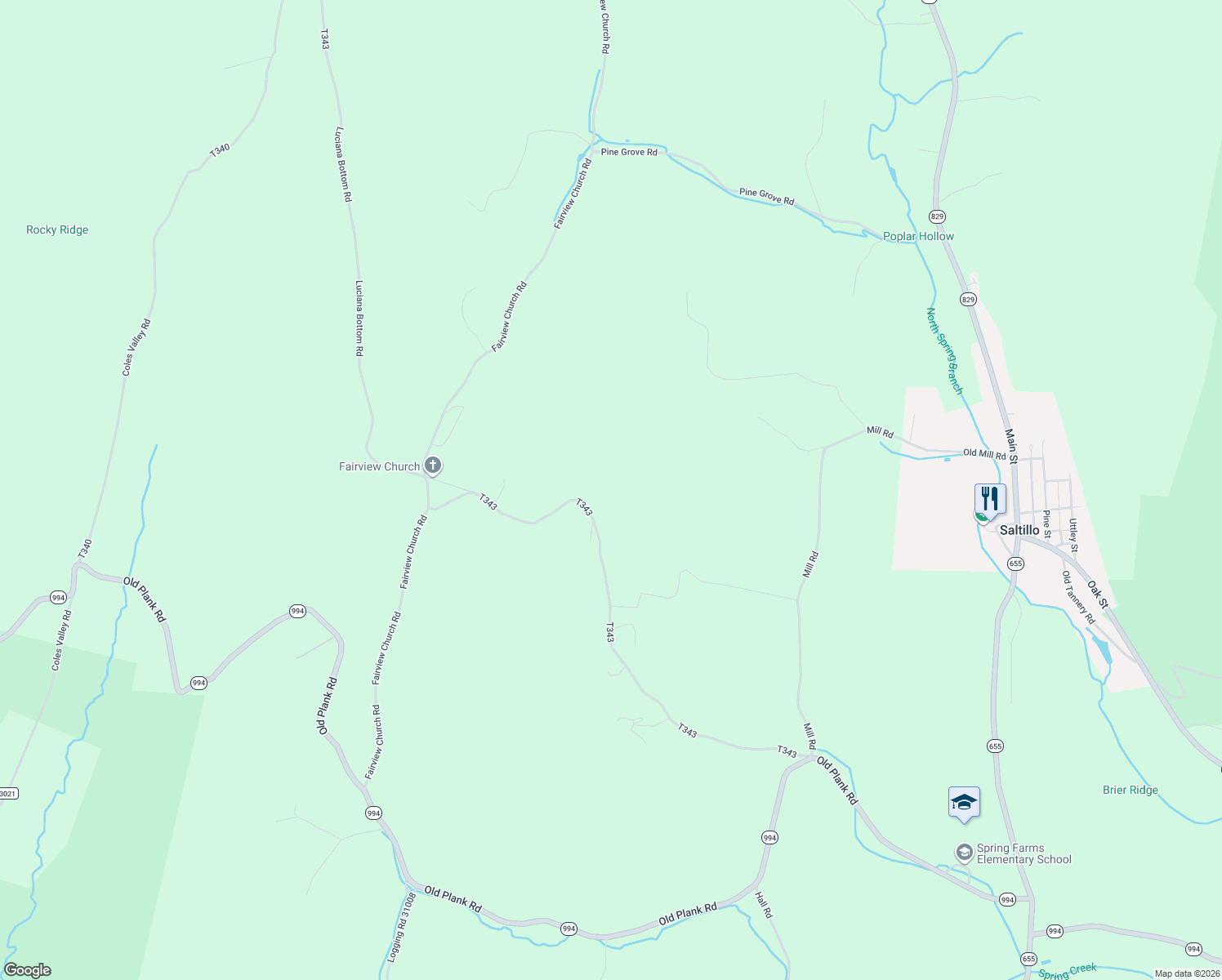 map of restaurants, bars, coffee shops, grocery stores, and more near 7767 Luciana Bottom Road in Three Springs