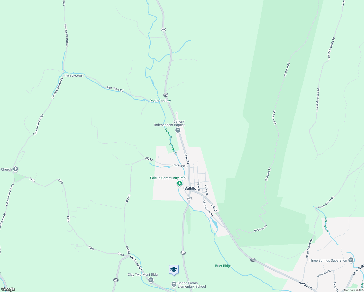 map of restaurants, bars, coffee shops, grocery stores, and more near 20318 Main Street in Three Springs