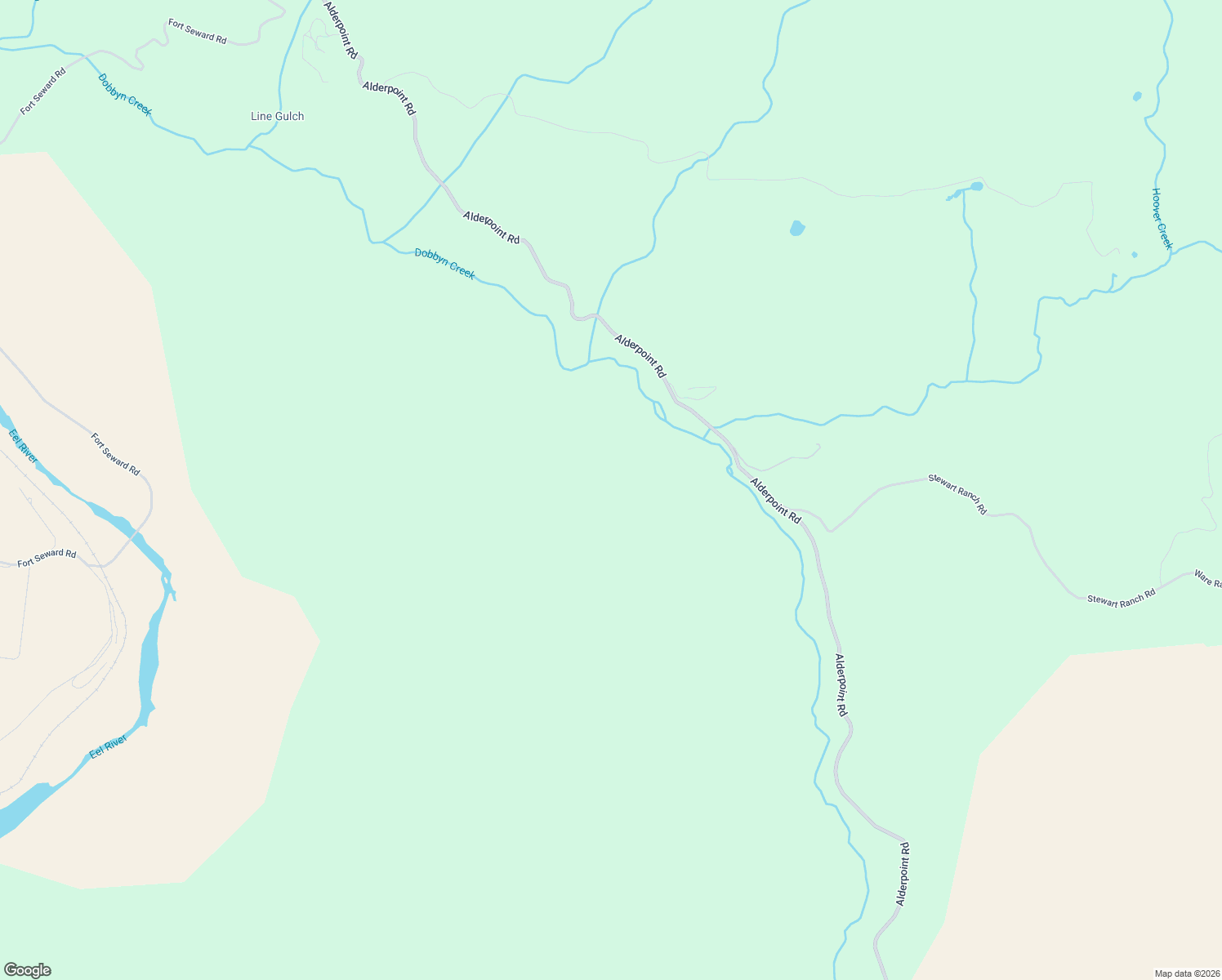 map of restaurants, bars, coffee shops, grocery stores, and more near in Alderpoint