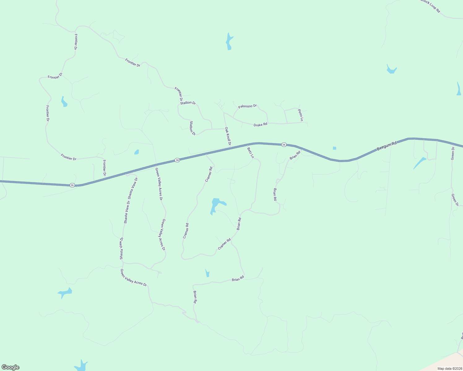 map of restaurants, bars, coffee shops, grocery stores, and more near 14670 Hanks Dr in Red Bluff