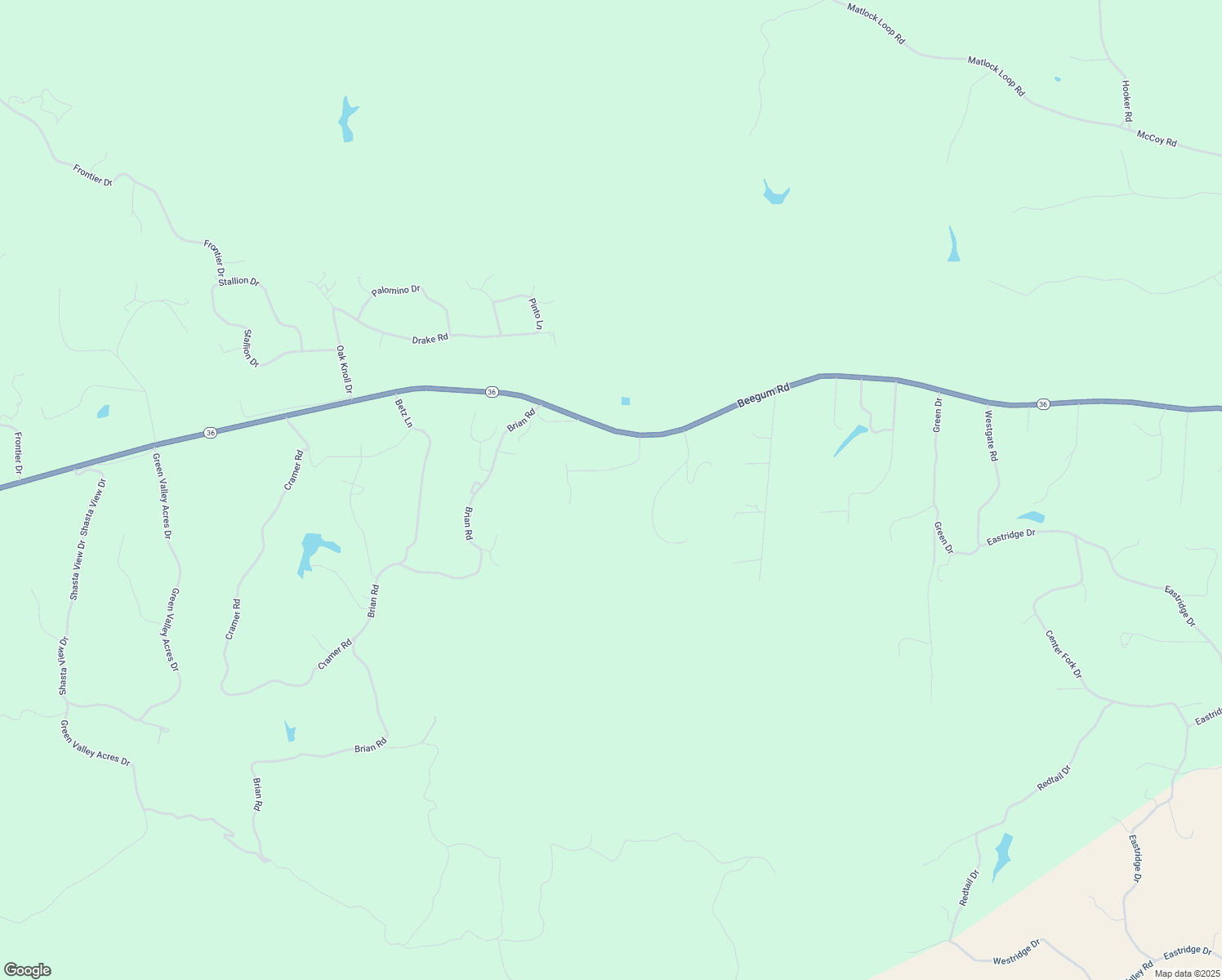 map of restaurants, bars, coffee shops, grocery stores, and more near 14630 Saint Croy Road in Red Bluff