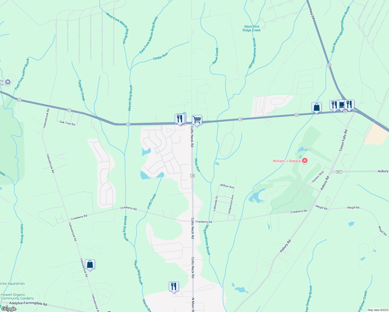 343 Colts Neck Road, Farmingdale NJ Walk Score