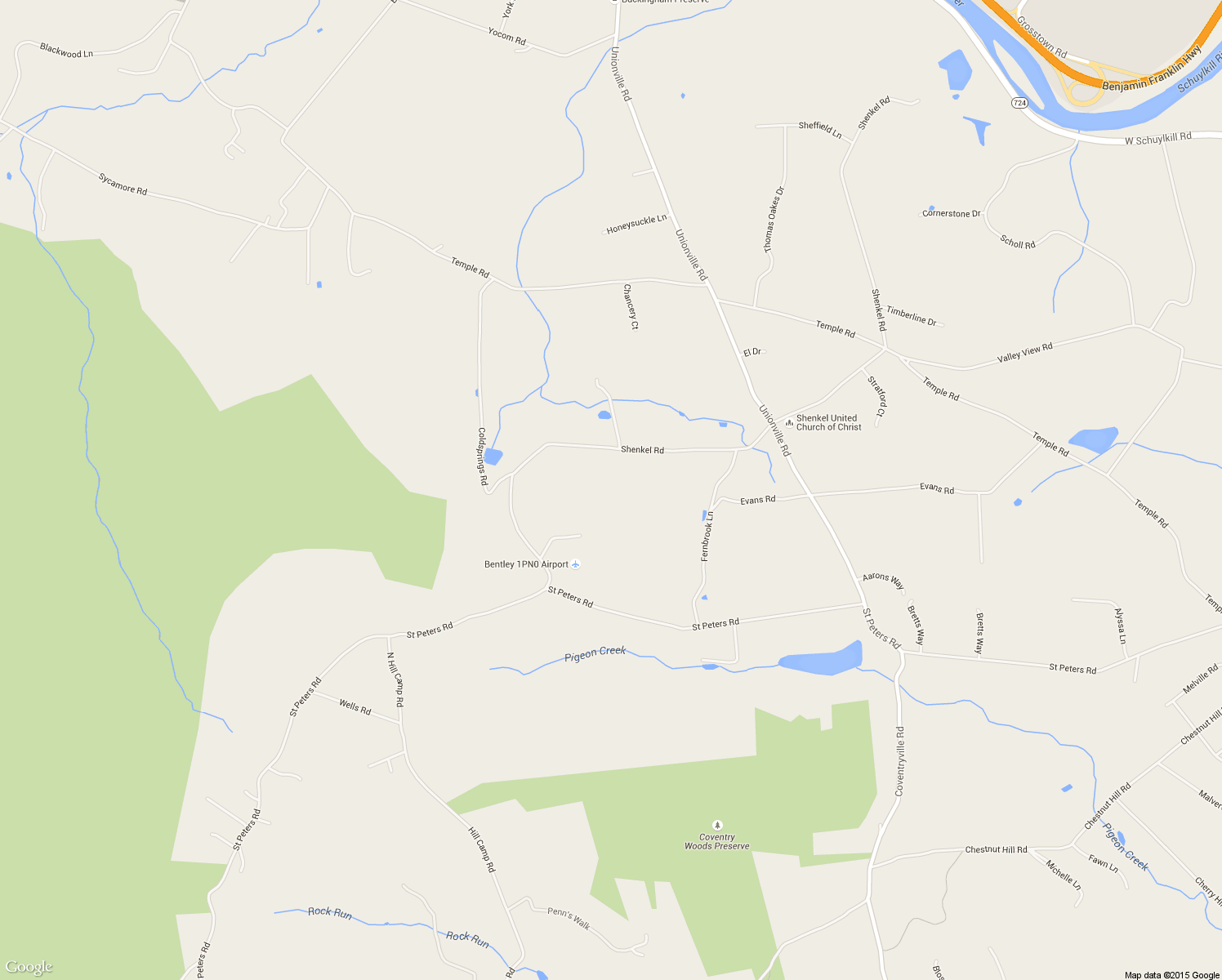 map of restaurants, bars, coffee shops, grocery stores, and more near 1868 Shenkel Road in Pottstown