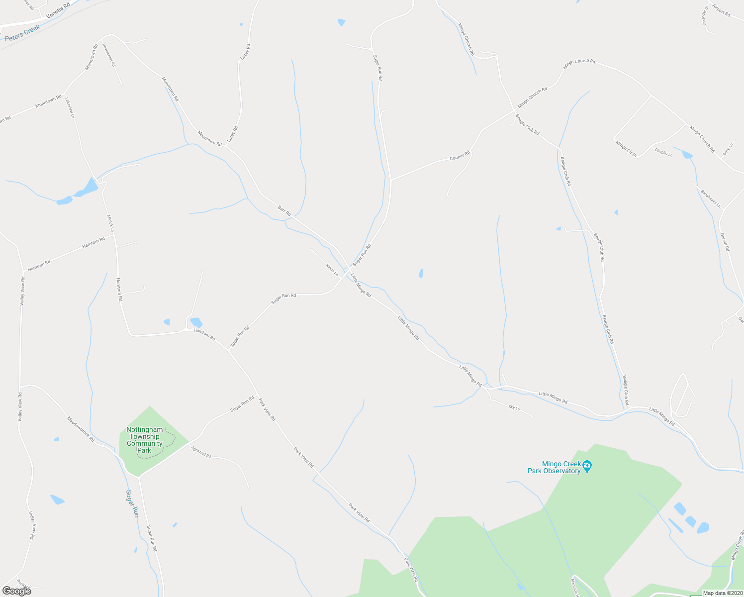 map of restaurants, bars, coffee shops, grocery stores, and more near 167 Little Mingo Road in Venetia