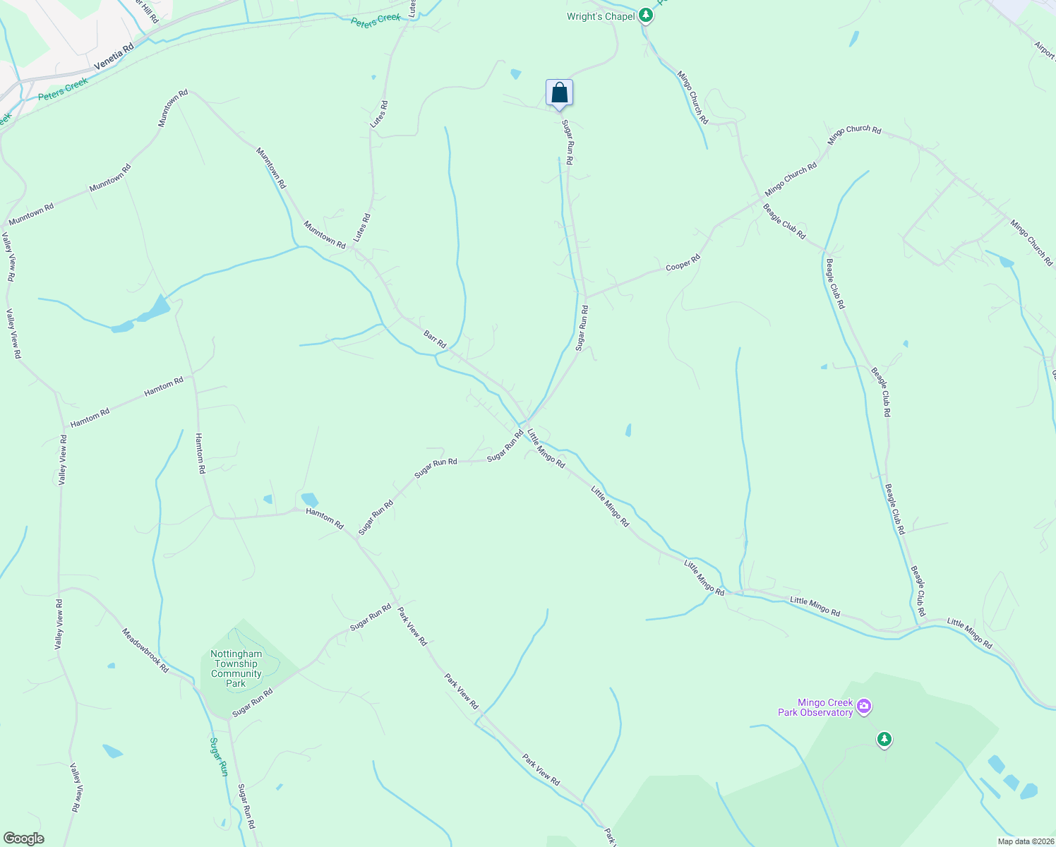 map of restaurants, bars, coffee shops, grocery stores, and more near 1200 Sugar Run Road in Finleyville