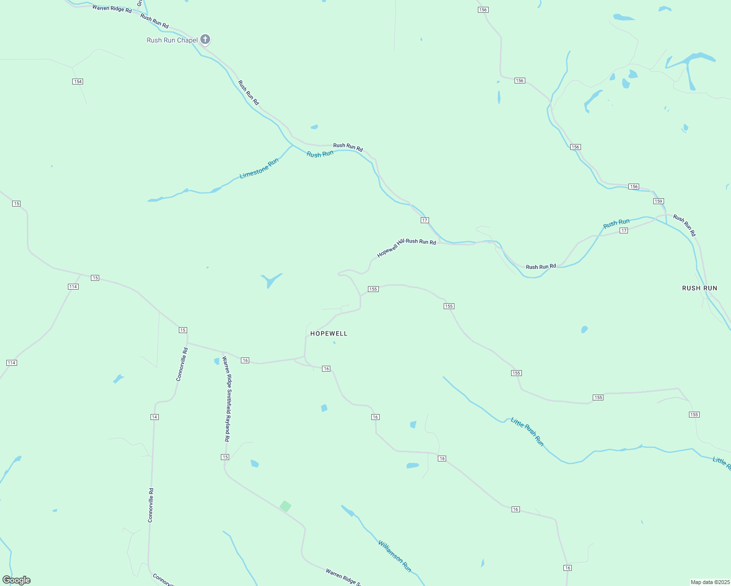 map of restaurants, bars, coffee shops, grocery stores, and more near 49 Township Road 155 in Rayland