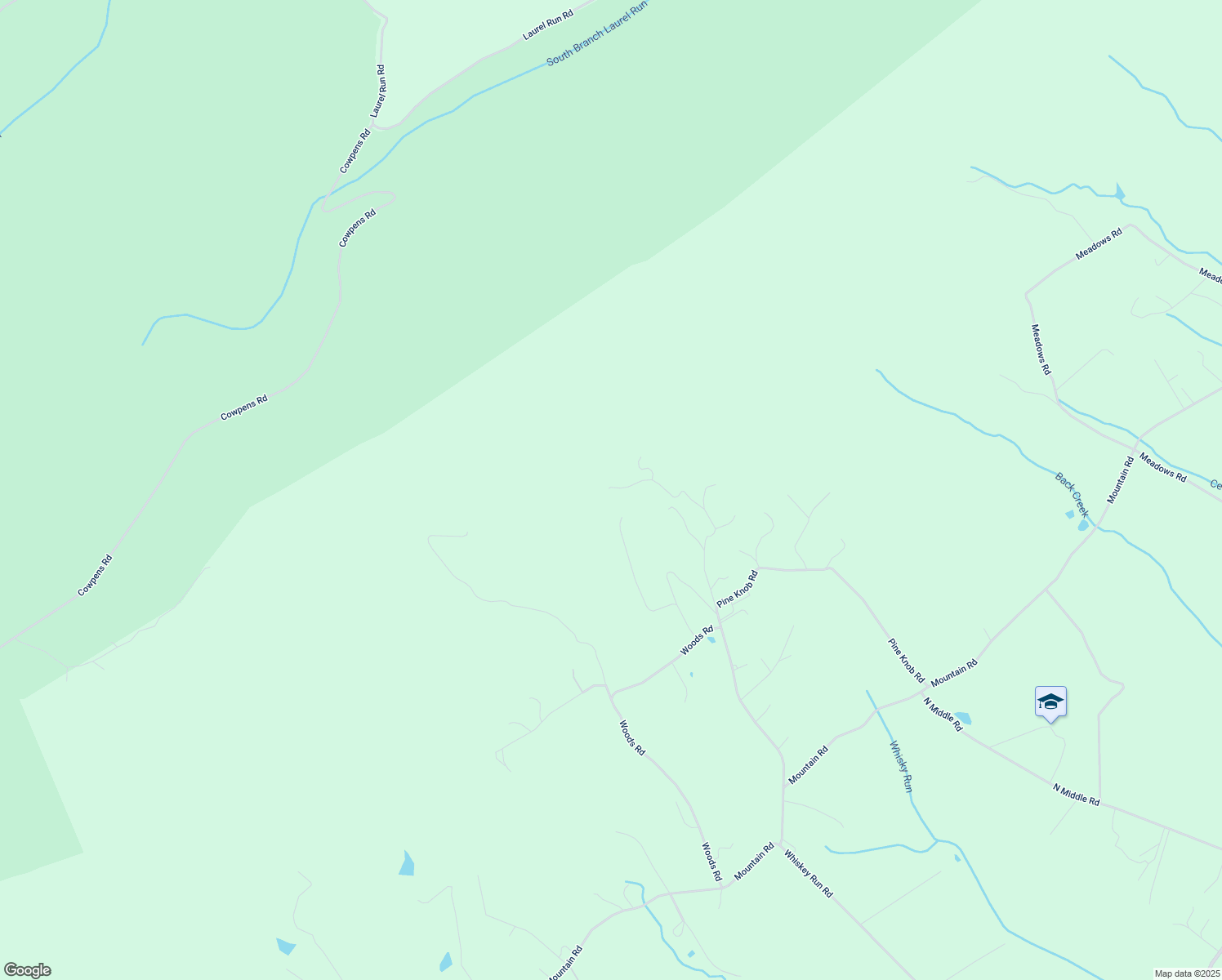 map of restaurants, bars, coffee shops, grocery stores, and more near 60 Pine Lane in Newville