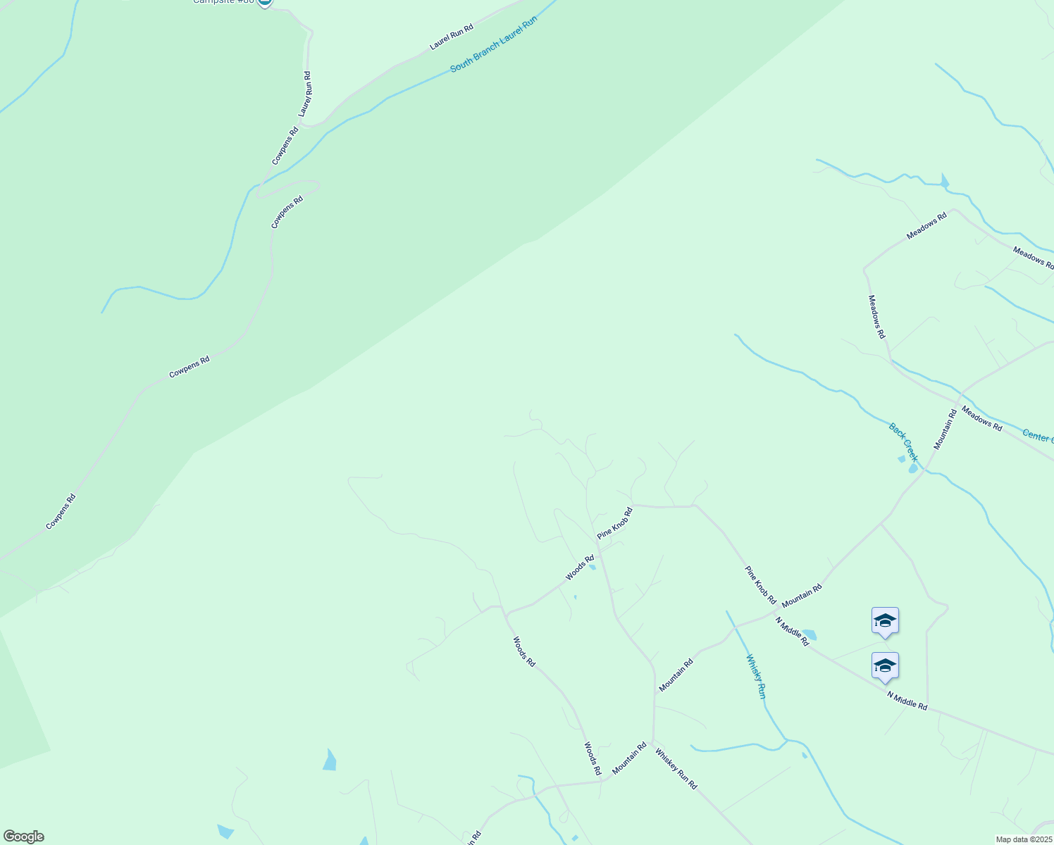map of restaurants, bars, coffee shops, grocery stores, and more near 60 Pine Lane in Newville