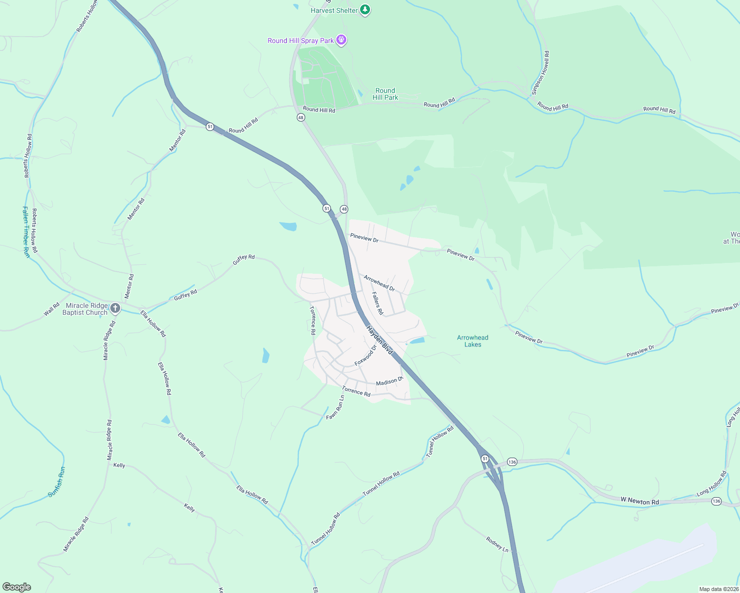 map of restaurants, bars, coffee shops, grocery stores, and more near 2709 Scenery Drive in Elizabeth