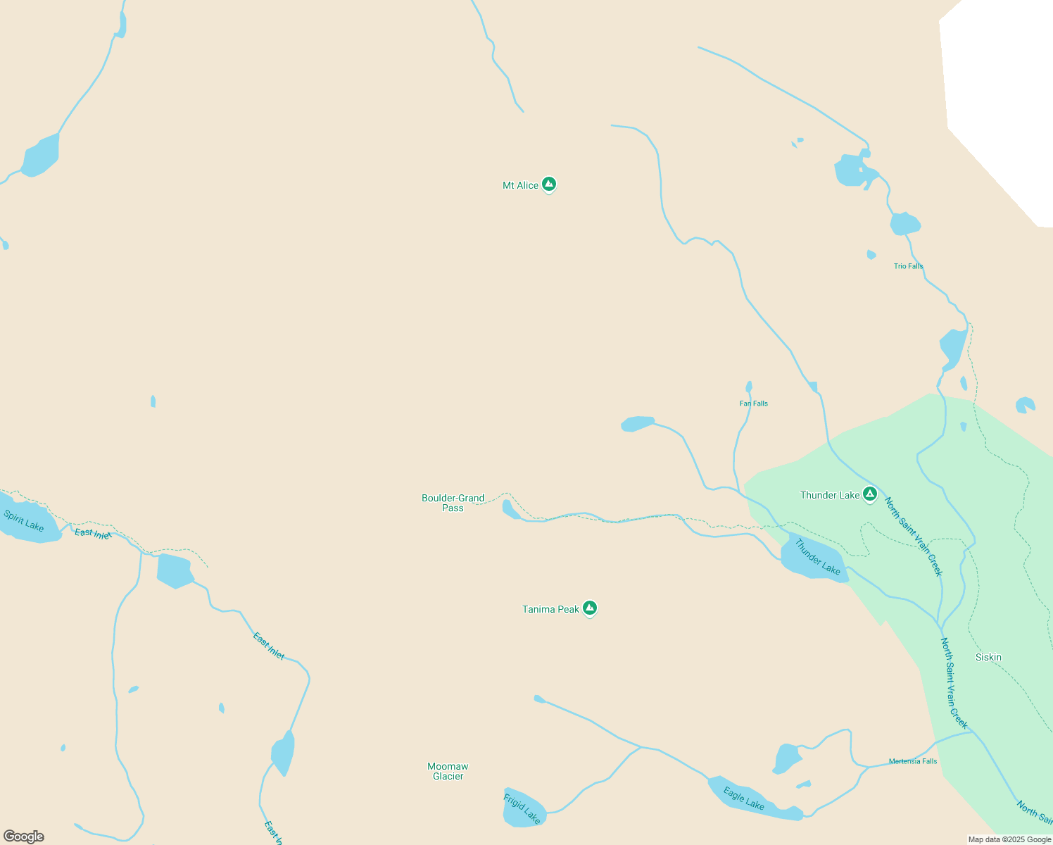 map of restaurants, bars, coffee shops, grocery stores, and more near in Allenspark