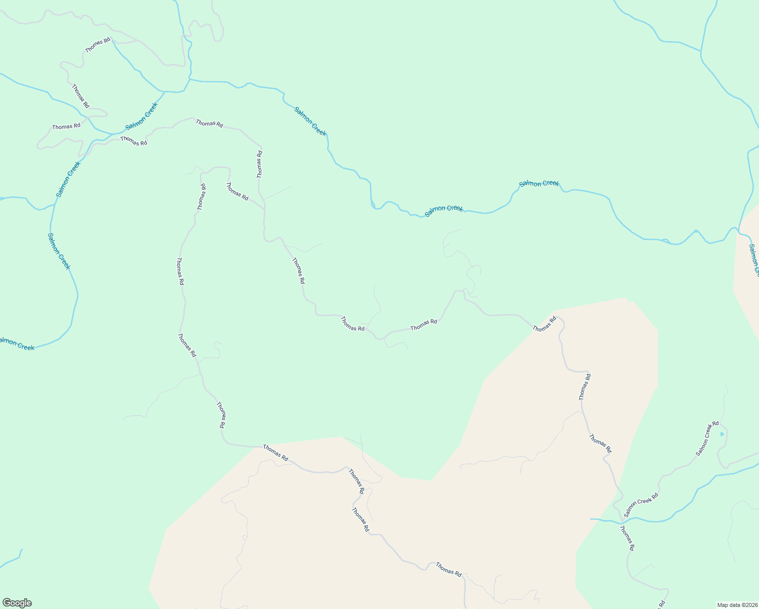 map of restaurants, bars, coffee shops, grocery stores, and more near Windy Gap Road in Humboldt County