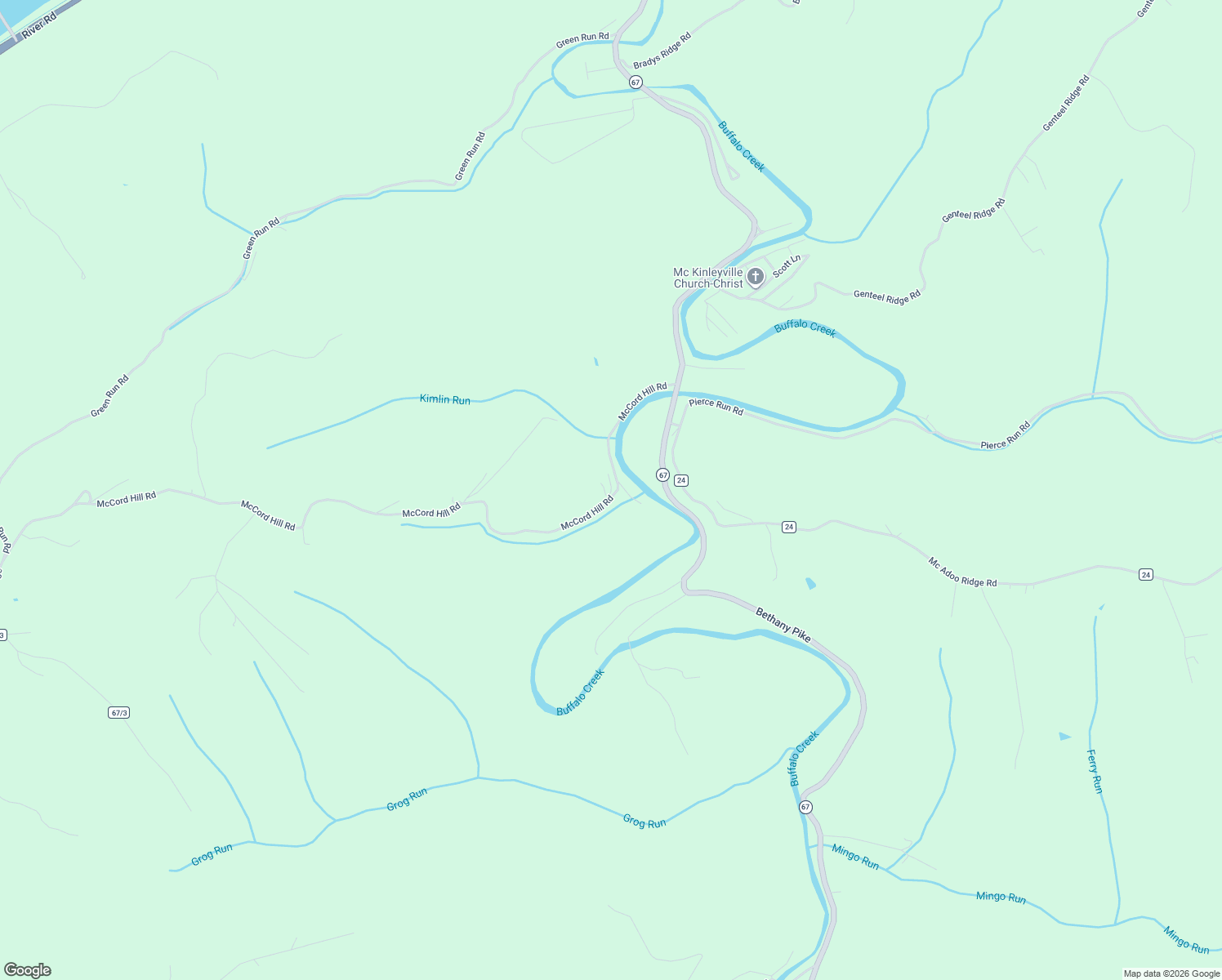 map of restaurants, bars, coffee shops, grocery stores, and more near Elk's Road in Wellsburg