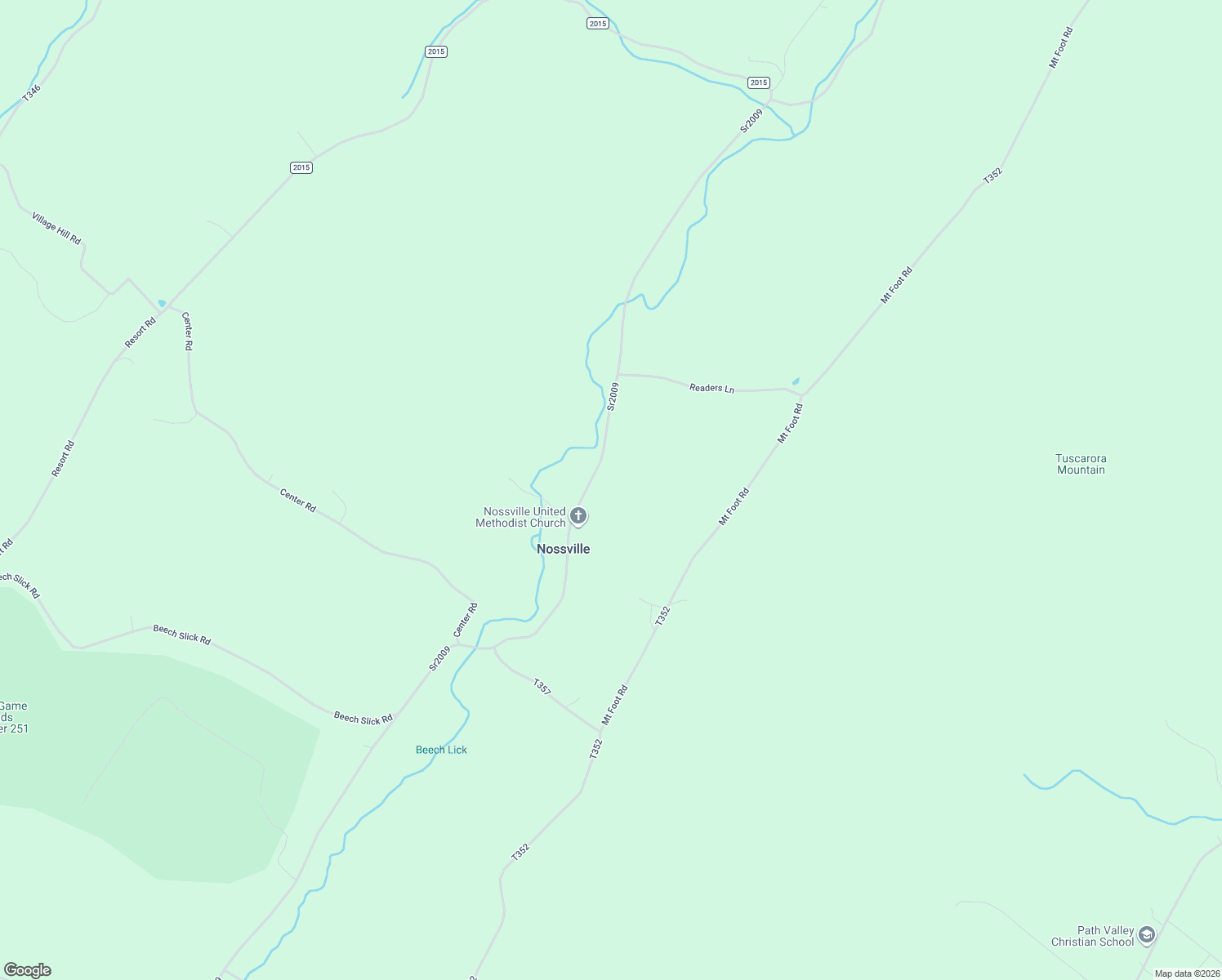 map of restaurants, bars, coffee shops, grocery stores, and more near Tuscarora Creek Road in Blairs Mills