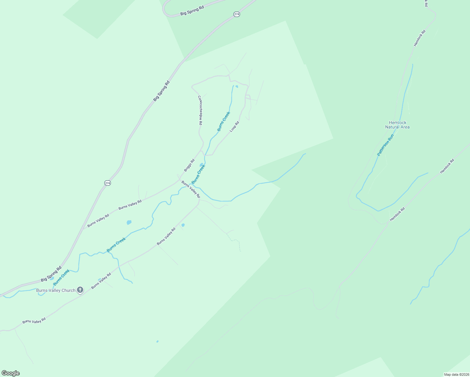 map of restaurants, bars, coffee shops, grocery stores, and more near 23460 Burns Valley Road in Doylesburg
