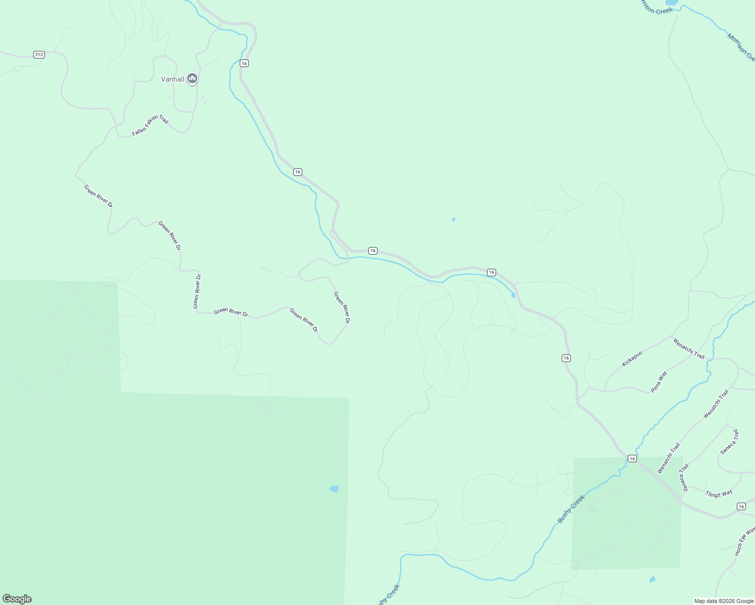 map of restaurants, bars, coffee shops, grocery stores, and more near 32350 Los Ranchos Road in Oak Creek