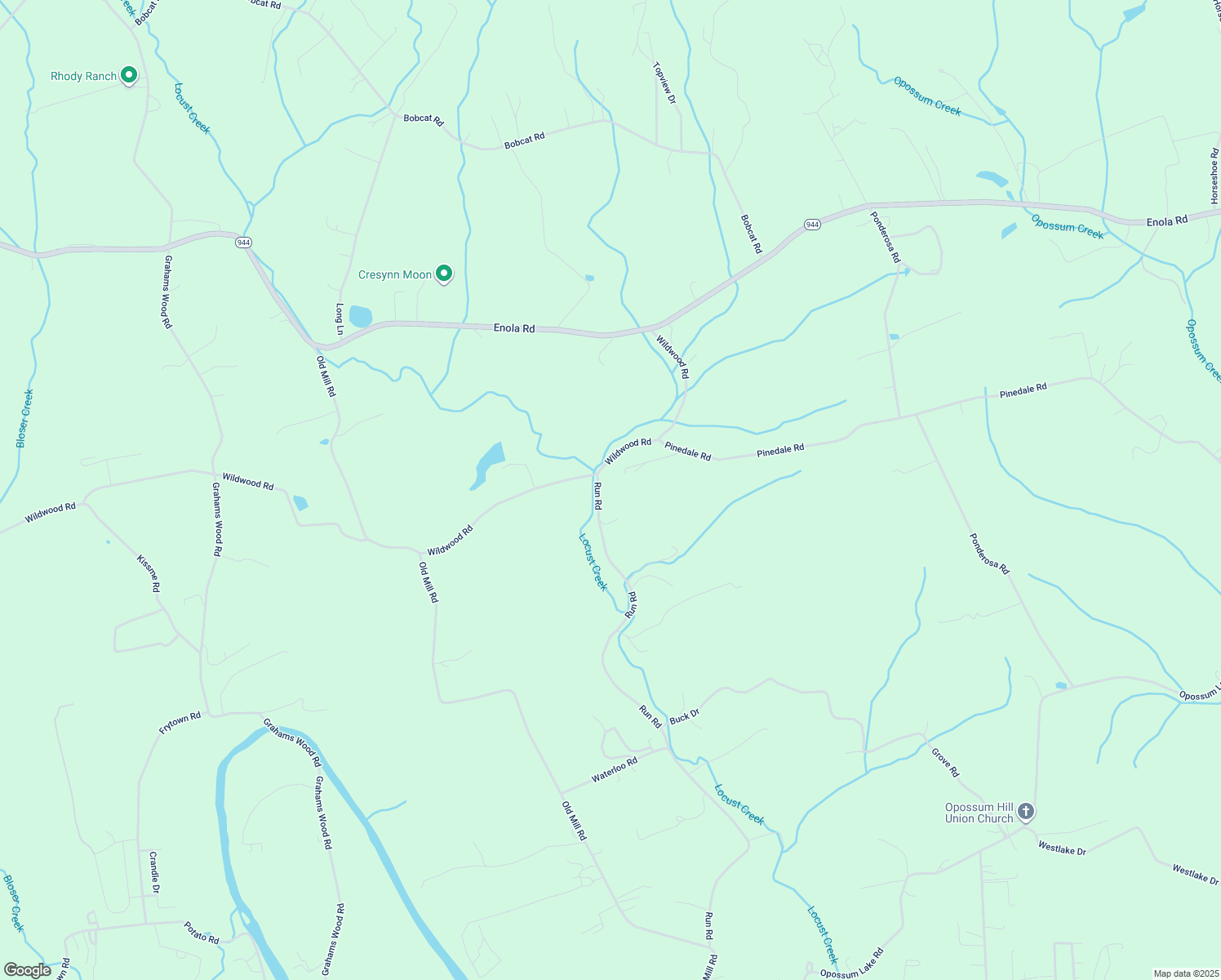 map of restaurants, bars, coffee shops, grocery stores, and more near 497 Run Road in Carlisle