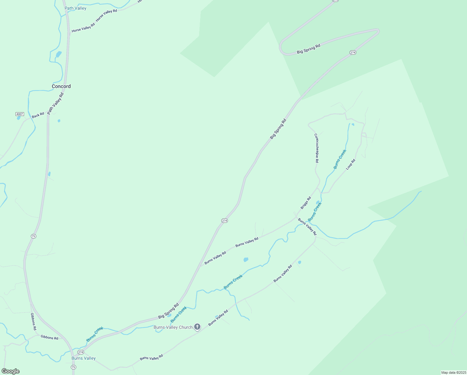 map of restaurants, bars, coffee shops, grocery stores, and more near 23899 Big Spring Road in Doylesburg