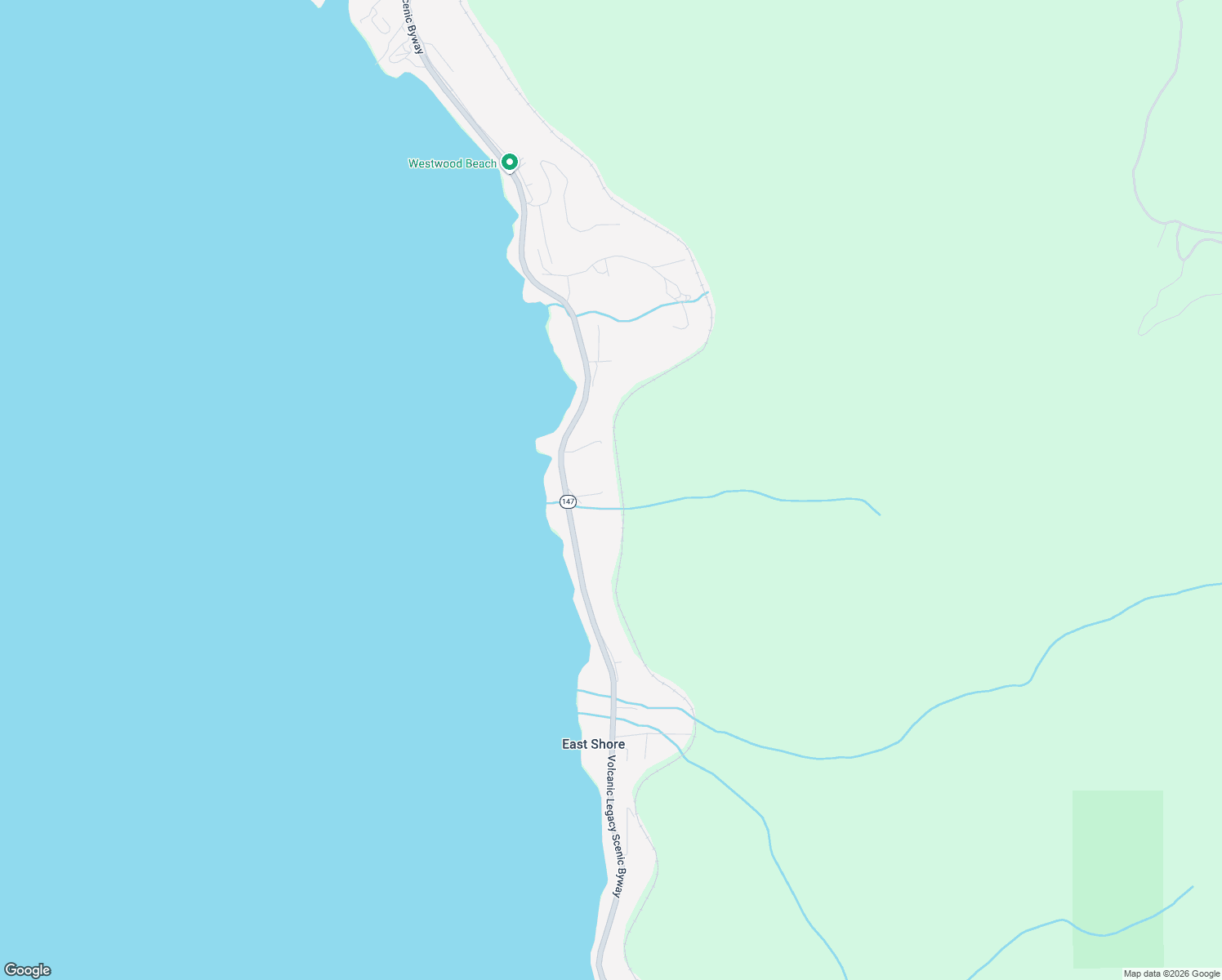 map of restaurants, bars, coffee shops, grocery stores, and more near 6000 Wood Home Lane in East Shore