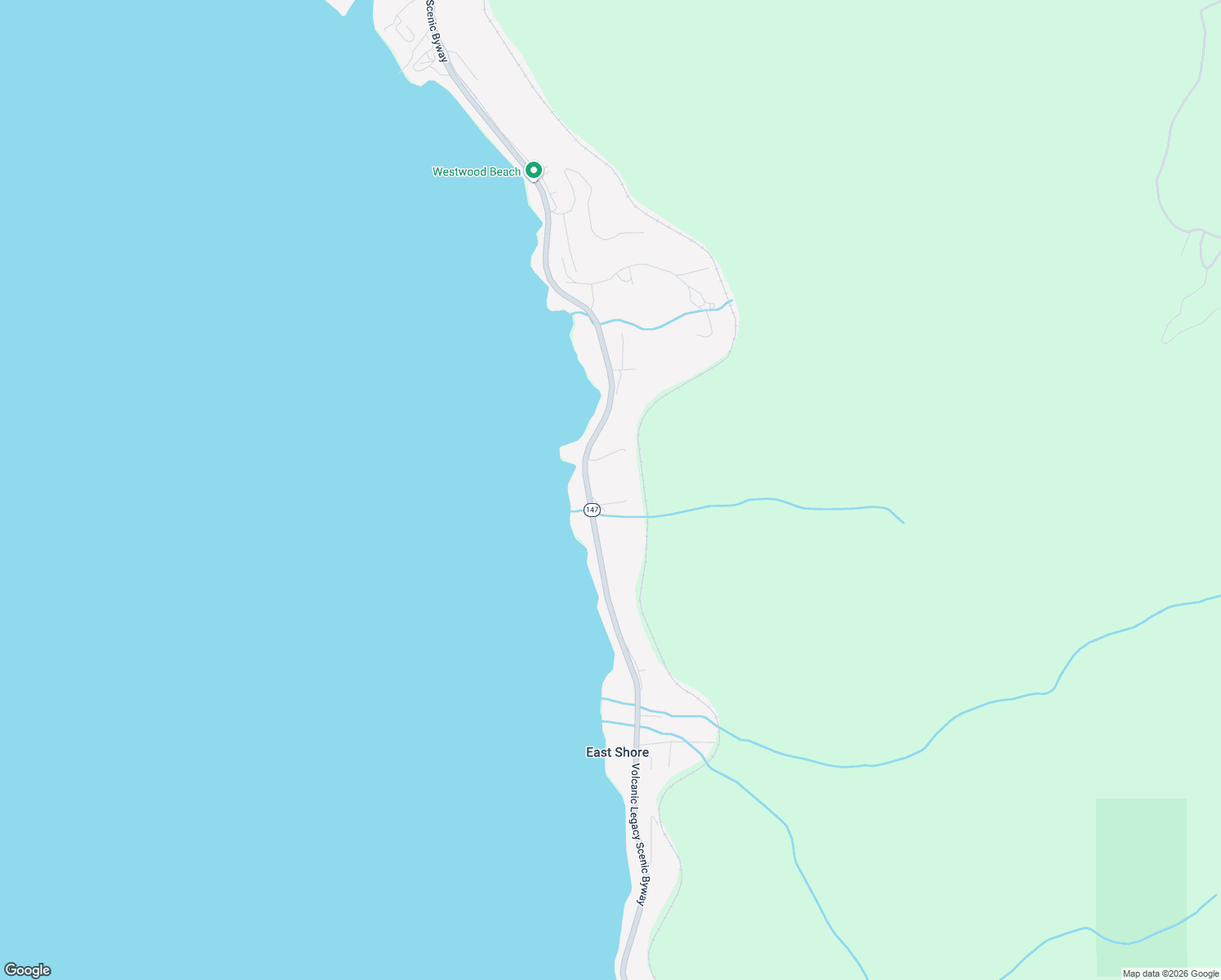 map of restaurants, bars, coffee shops, grocery stores, and more near 6000 Wood Home Lane in East Shore