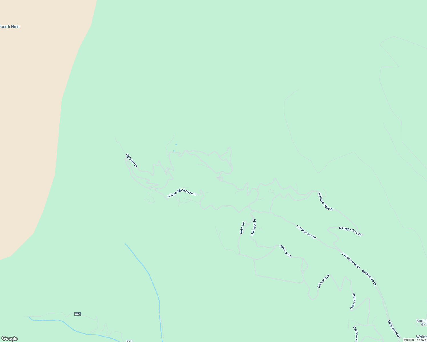 map of restaurants, bars, coffee shops, grocery stores, and more near North Aspen Springs Lane in Utah County