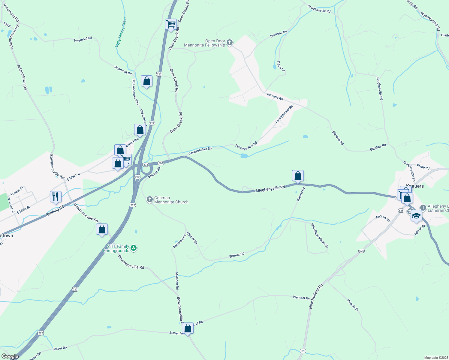 1667 Alleghenyville Road, Mohnton PA Walk Score