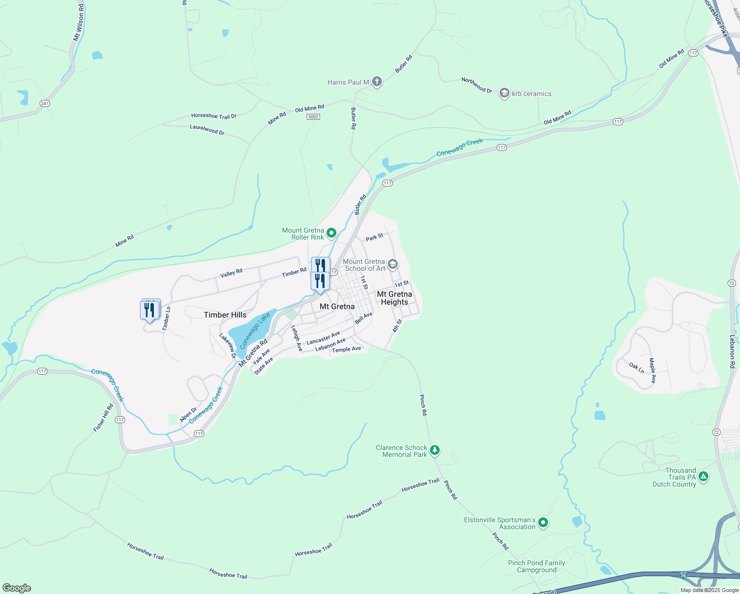 607 1st Street, Mount Gretna PA Walk Score