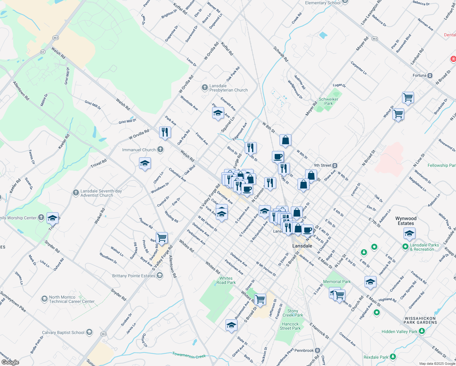 847 West Main Street, Lansdale PA Walk Score