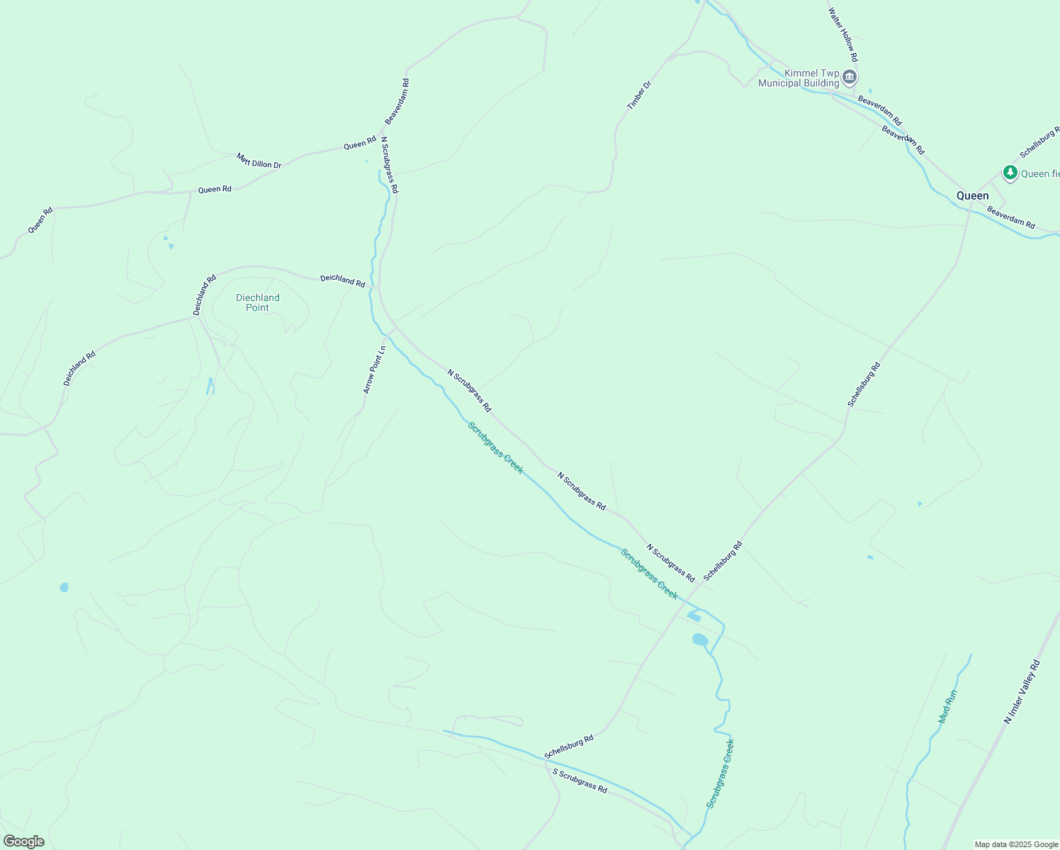 map of restaurants, bars, coffee shops, grocery stores, and more near 470 North Scrubgrass Road in Claysburg