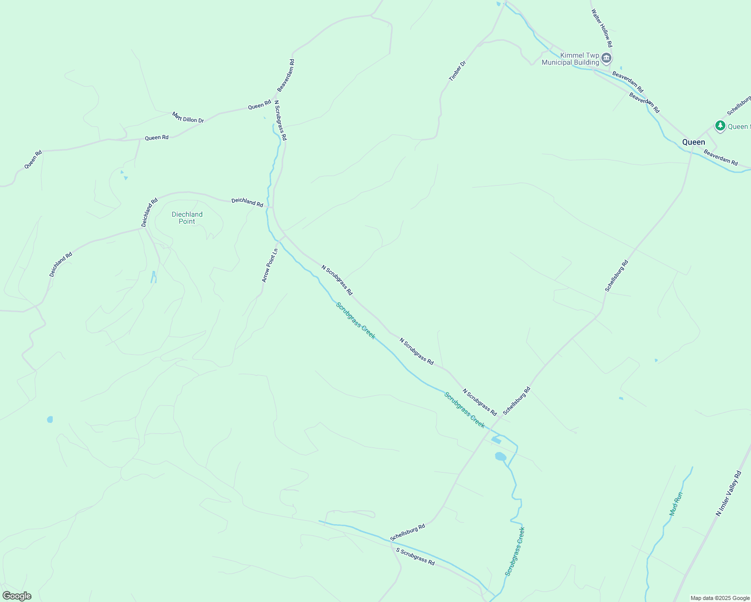 map of restaurants, bars, coffee shops, grocery stores, and more near 470 North Scrubgrass Road in Claysburg