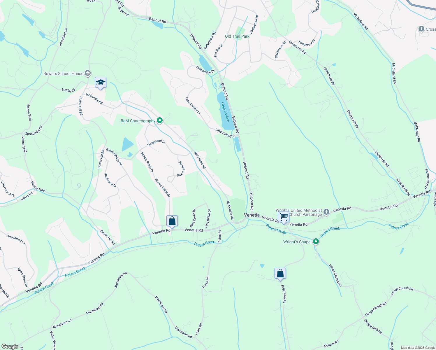 map of restaurants, bars, coffee shops, grocery stores, and more near in Venetia