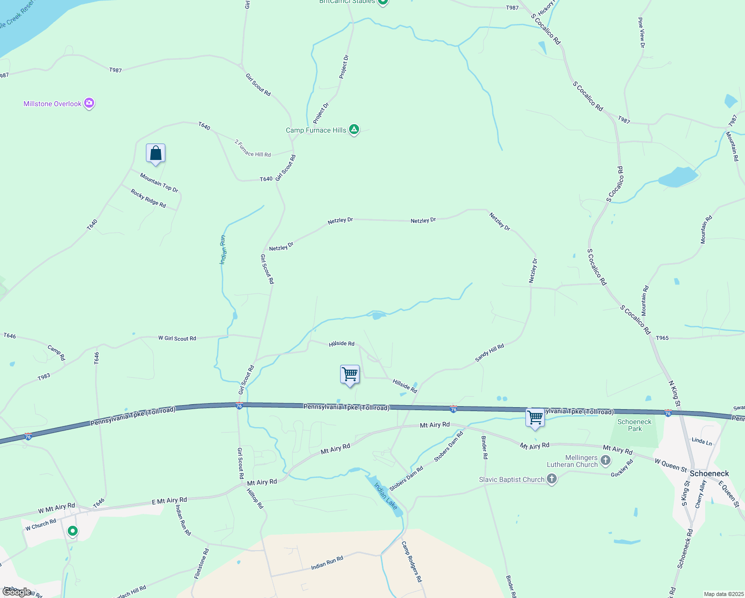 map of restaurants, bars, coffee shops, grocery stores, and more near 160 Hillside Rd in Denver