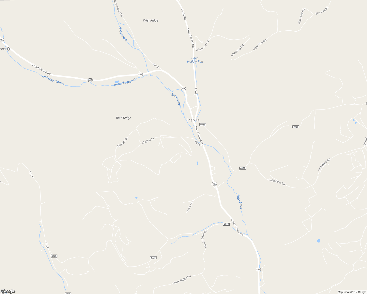 map of restaurants, bars, coffee shops, grocery stores, and more near Natures Symphony in Imler