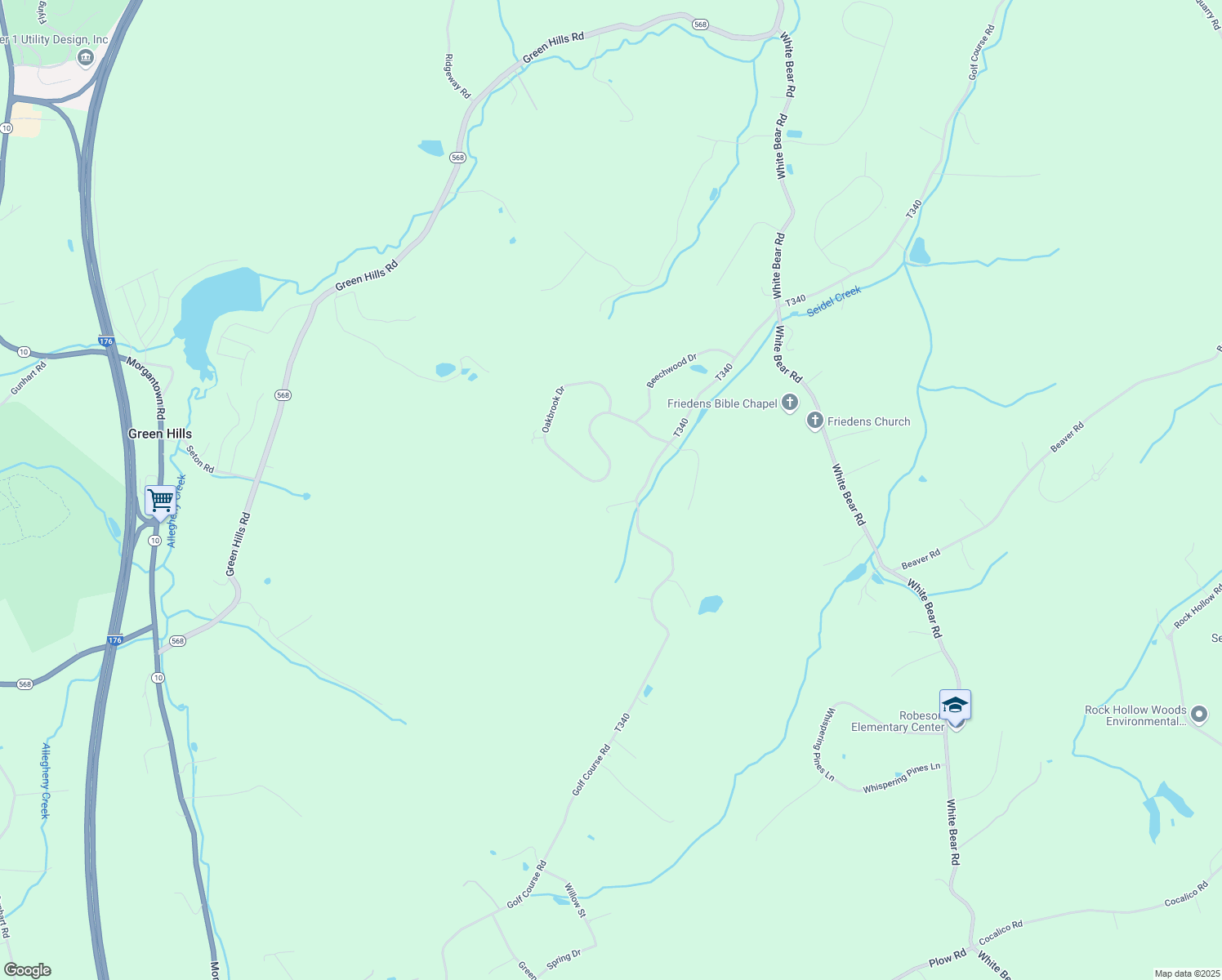 map of restaurants, bars, coffee shops, grocery stores, and more near 182 Oakbrook Dr in Birdsboro
