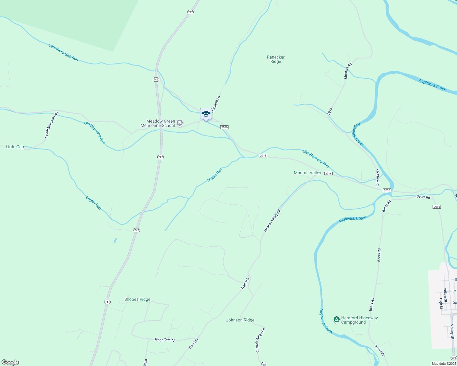 map of restaurants, bars, coffee shops, grocery stores, and more near Blackberry Drive in Three Springs