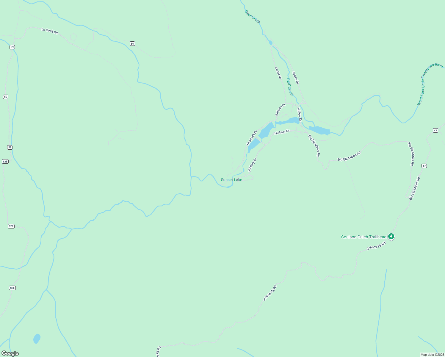 map of restaurants, bars, coffee shops, grocery stores, and more near 811 Hemlock Drive in Lyons