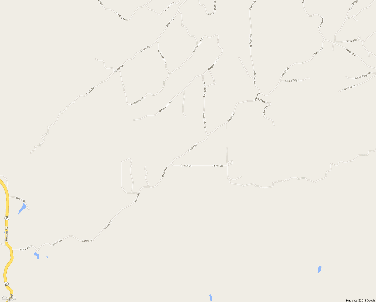 map of restaurants, bars, coffee shops, grocery stores, and more near 16355 Basler Road in Cottonwood