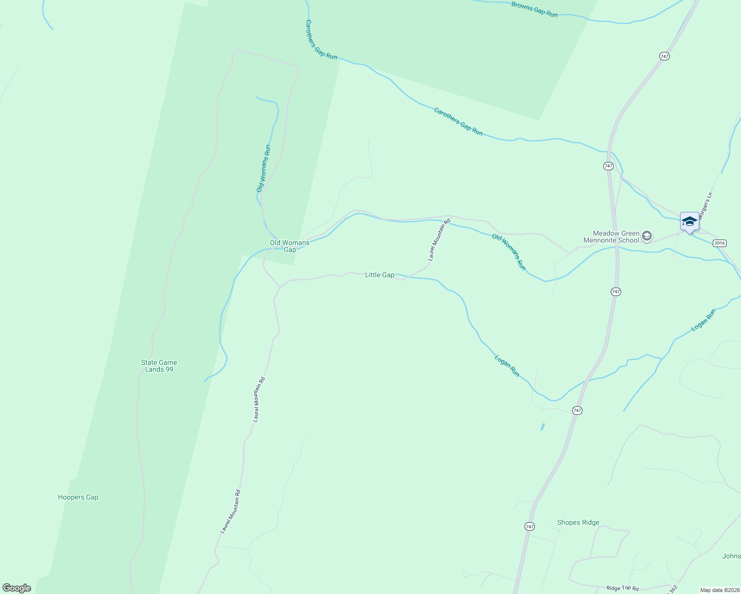 map of restaurants, bars, coffee shops, grocery stores, and more near 18413 Laurel Mountain Road in Three Springs