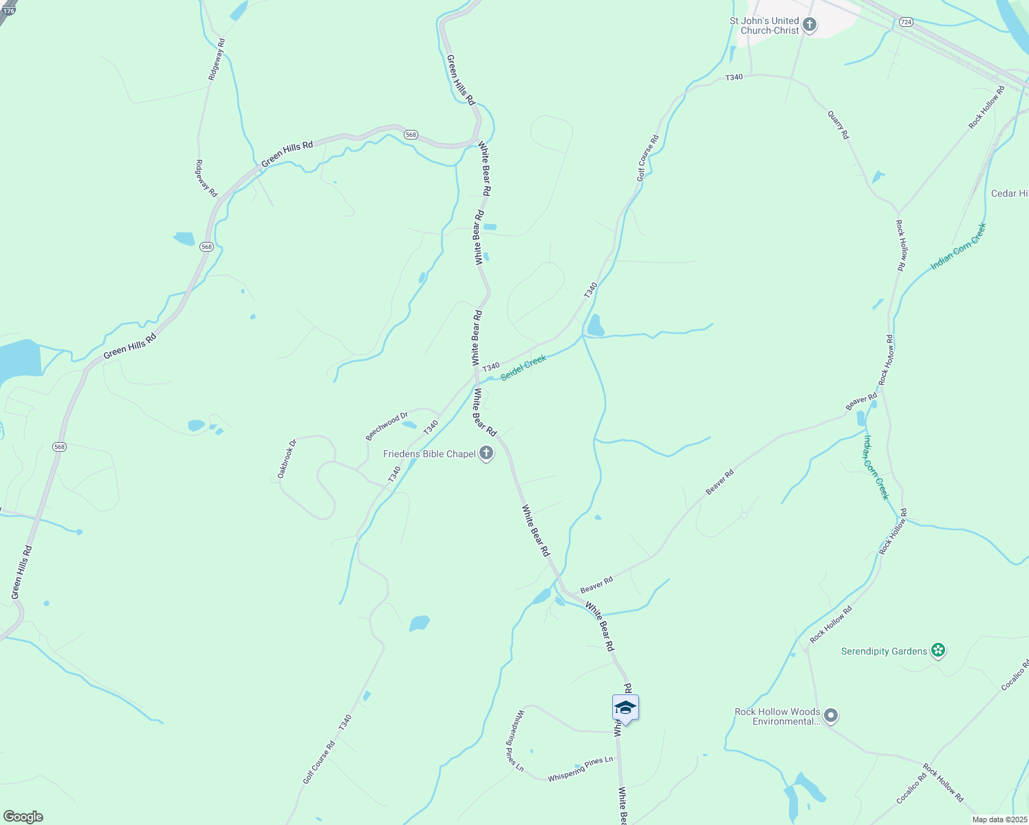 map of restaurants, bars, coffee shops, grocery stores, and more near 141 Goldfinch Lane in Birdsboro