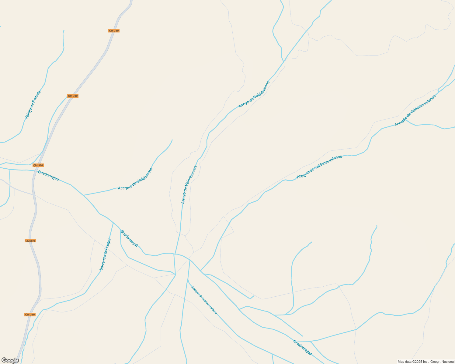 map of restaurants, bars, coffee shops, grocery stores, and more near in Villanueva de Guadamejud