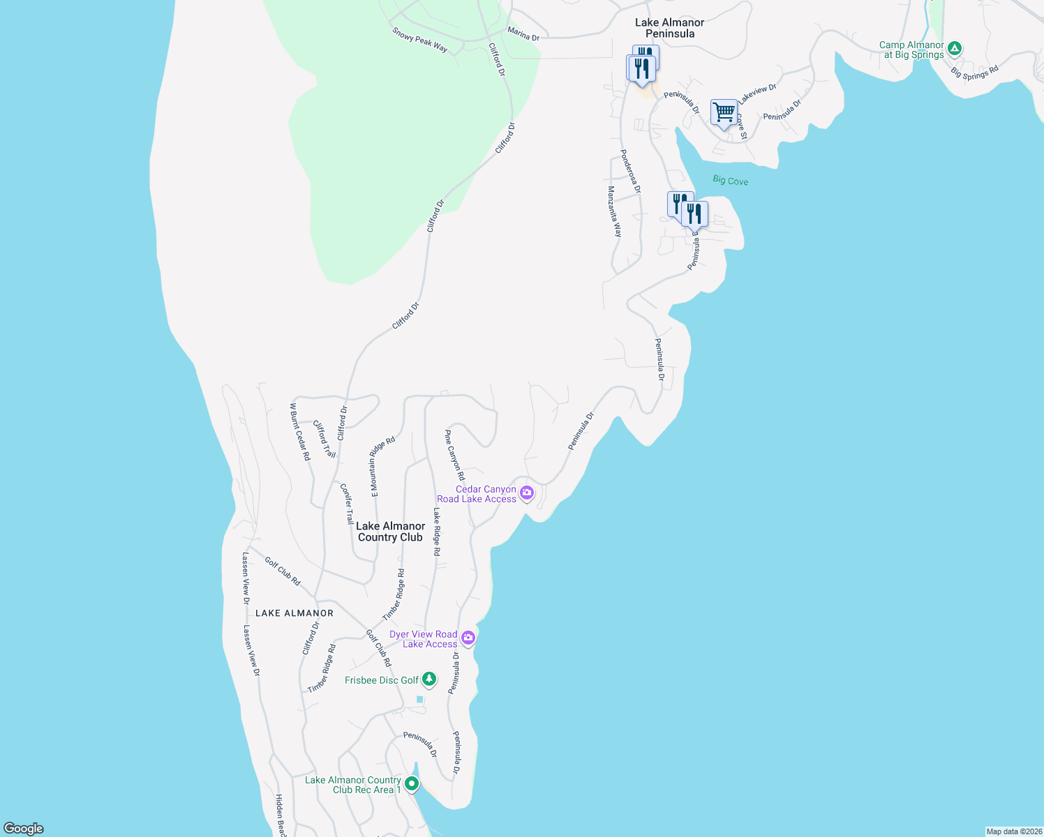map of restaurants, bars, coffee shops, grocery stores, and more near 631 Cedar Canyon Road in Westwood