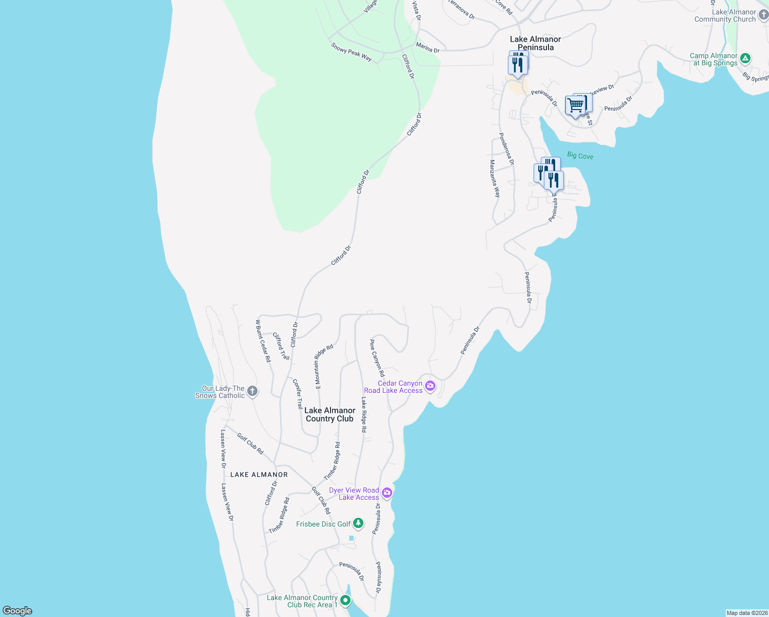 map of restaurants, bars, coffee shops, grocery stores, and more near 601 Pine Canyon Rd in Westwood