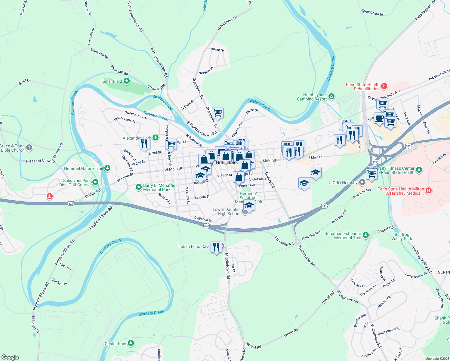 125 South Railroad Street, Hummelstown PA Walk Score