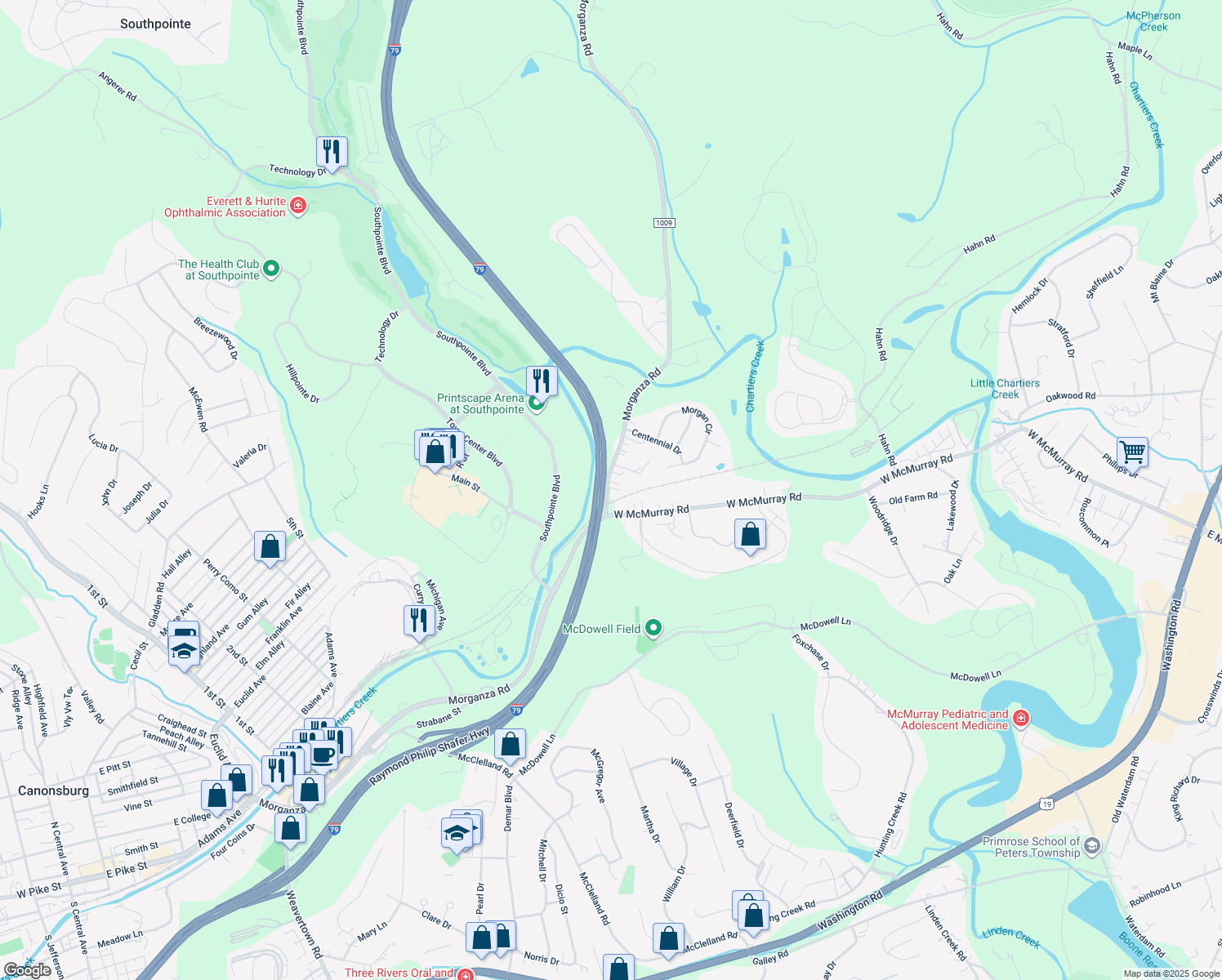 318 Road, Canonsburg PA Walk Score