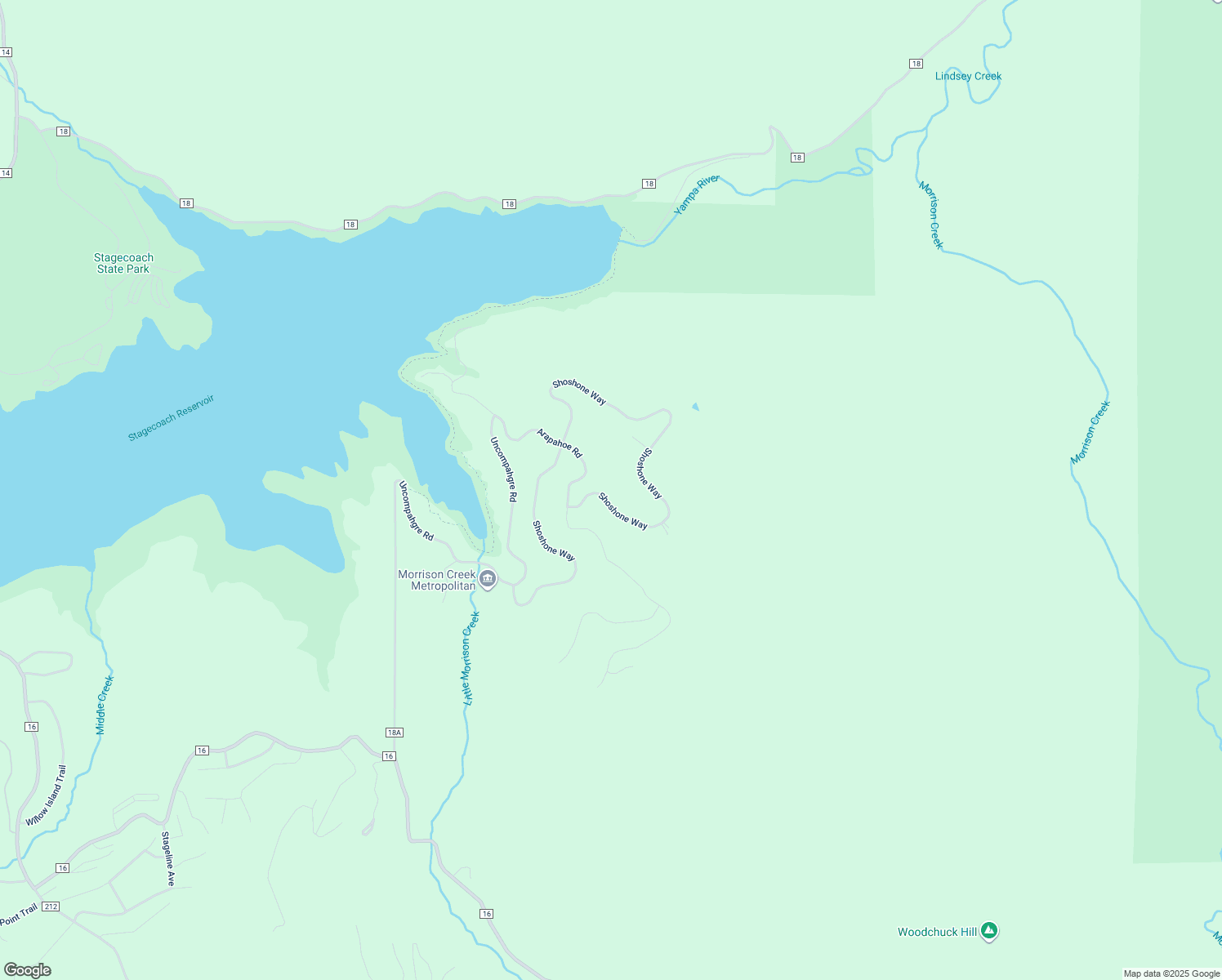 map of restaurants, bars, coffee shops, grocery stores, and more near 31785 Shoshone Way in Oak Creek